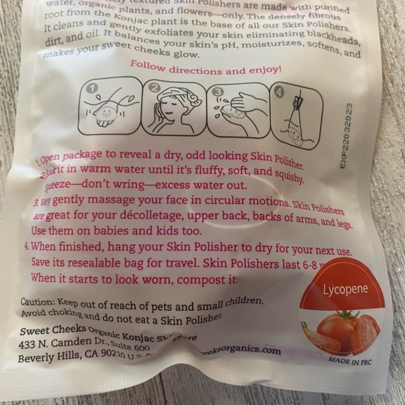 NWT Sweet Cheeks Organic Polisher - Lavender - Picture 2 of 5